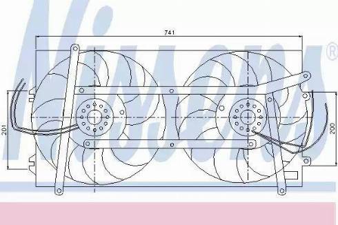 Nissens 85248 - Ventilators, Motora dzesēšanas sistēma ps1.lv