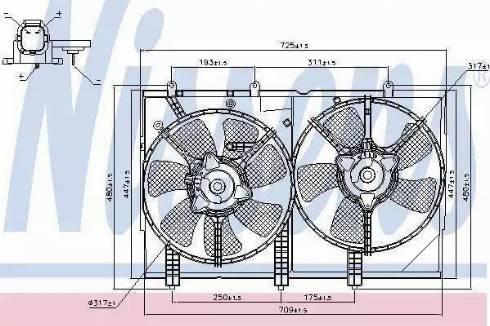 Nissens 85276 - Ventilators, Motora dzesēšanas sistēma ps1.lv