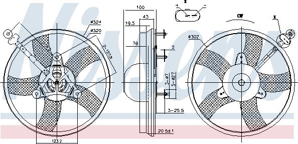 Nissens 85759 - Ventilators, Motora dzesēšanas sistēma ps1.lv