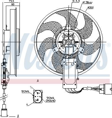 Nissens 85730 - Ventilators, Motora dzesēšanas sistēma ps1.lv