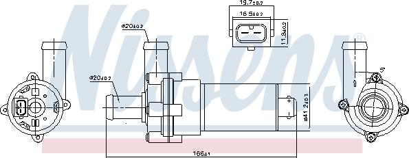 Nissens 831051 - Ūdenssūknis ps1.lv