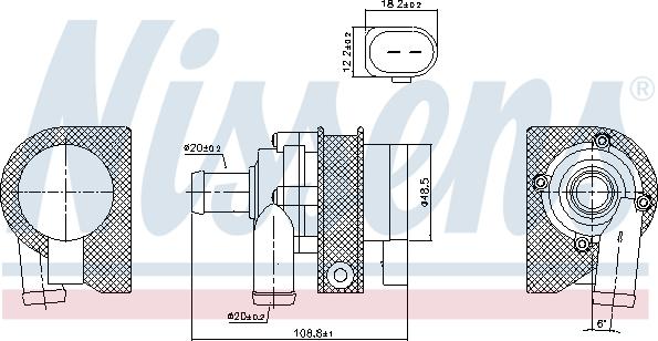 Nissens 831063 - Ūdenssūknis ps1.lv