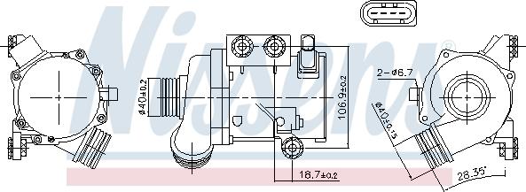 Nissens 831076 - Ūdenssūknis ps1.lv