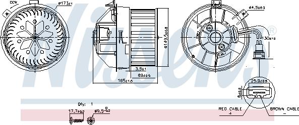 Nissens 87628 - Salona ventilators ps1.lv