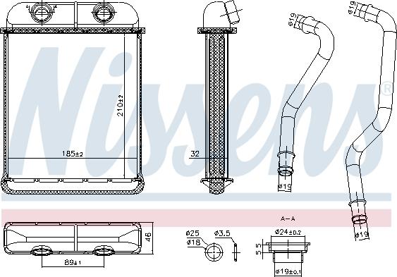 Nissens 707257 - Siltummainis, Salona apsilde ps1.lv