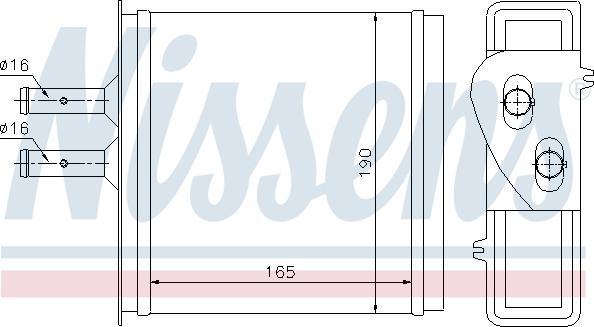 Nissens 71442 - Siltummainis, Salona apsilde ps1.lv