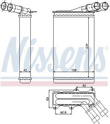 Nissens 71146 - Siltummainis, Salona apsilde ps1.lv