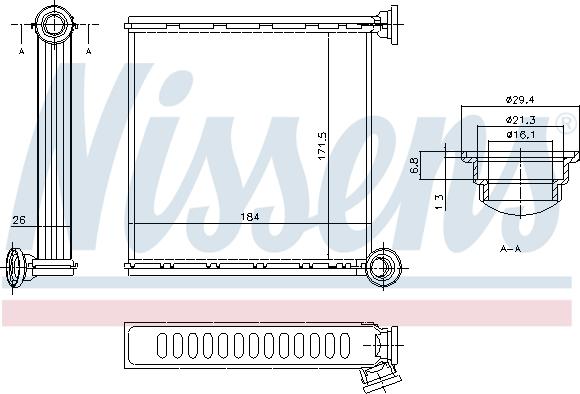 Nissens 73980 - Siltummainis, Salona apsilde ps1.lv