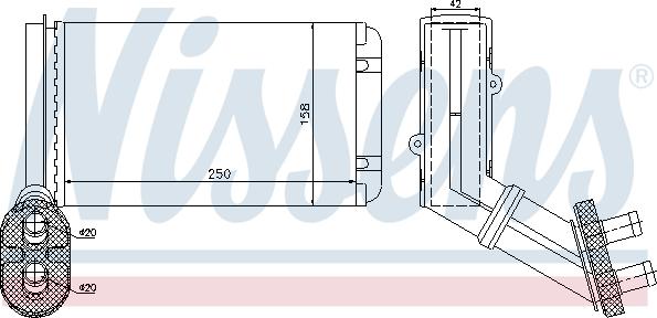 Nissens 73972 - Siltummainis, Salona apsilde ps1.lv