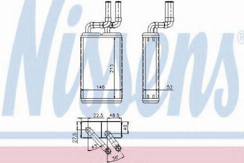 Nissens 73454 - Siltummainis, Salona apsilde ps1.lv