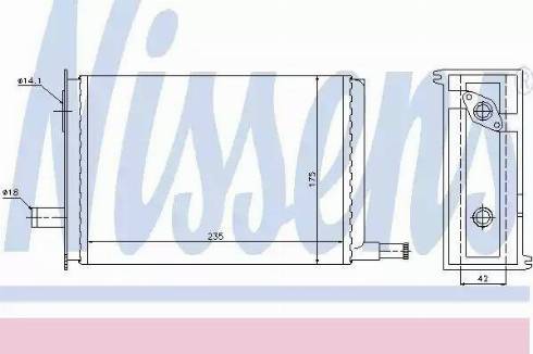 Nissens 73330 - Siltummainis, Salona apsilde ps1.lv