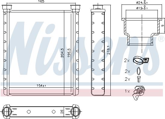 Nissens 72065 - Siltummainis, Salona apsilde ps1.lv