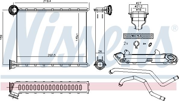 Nissens 72067 - Siltummainis, Salona apsilde ps1.lv