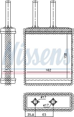 Nissens 77519 - Siltummainis, Salona apsilde ps1.lv