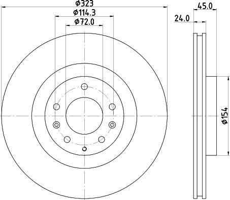 Nisshinbo ND5035K - Bremžu diski ps1.lv