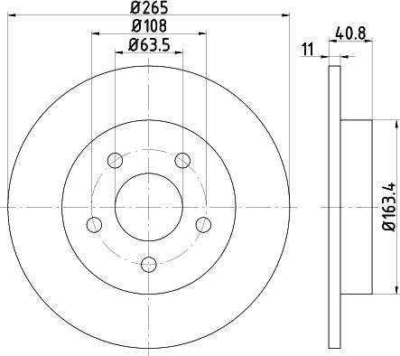 Nisshinbo ND5020K - Bremžu diski ps1.lv