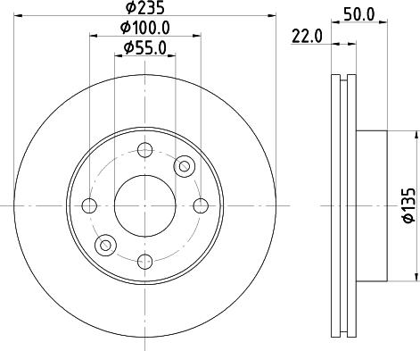 Nisshinbo ND6089K - Bremžu diski ps1.lv