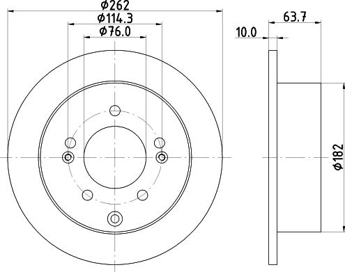 Nisshinbo ND6070K - Bremžu diski ps1.lv