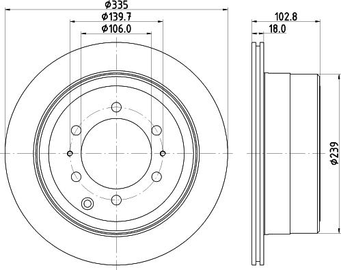 Nisshinbo ND1090K - Bremžu diski ps1.lv