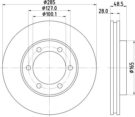 Nisshinbo ND1087 - Bremžu diski ps1.lv