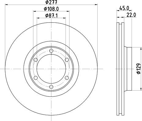 Nisshinbo ND3012K - Bremžu diski ps1.lv