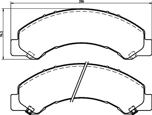 Blue Print ADZ94218AF - Bremžu uzliku kompl., Disku bremzes ps1.lv