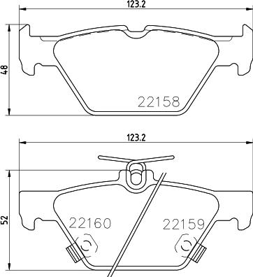 Brake Engineering PA2264 - Bremžu uzliku kompl., Disku bremzes ps1.lv