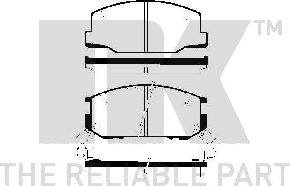 NK 224524 - Bremžu uzliku kompl., Disku bremzes ps1.lv