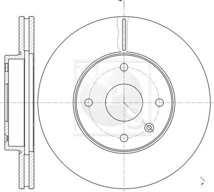 Kavo Parts BR-1212-C - Bremžu diski ps1.lv