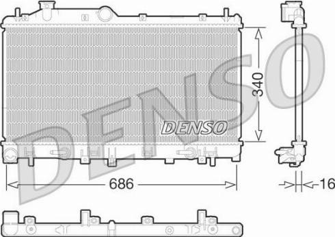 NPS DRM36015 - Radiators, Motora dzesēšanas sistēma ps1.lv