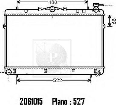 NPS H156I32 - Radiators, Motora dzesēšanas sistēma ps1.lv