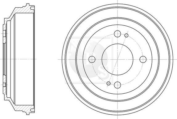 NPS H340A00 - Bremžu trumulis ps1.lv