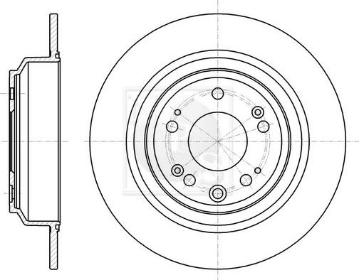 DJ Parts BD2629 - Bremžu diski ps1.lv