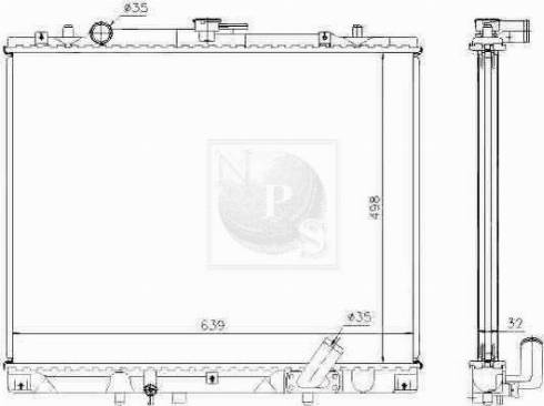 NPS M156I34A - Radiators, Motora dzesēšanas sistēma ps1.lv