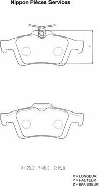 DJ Parts BP2930 - Bremžu uzliku kompl., Disku bremzes ps1.lv