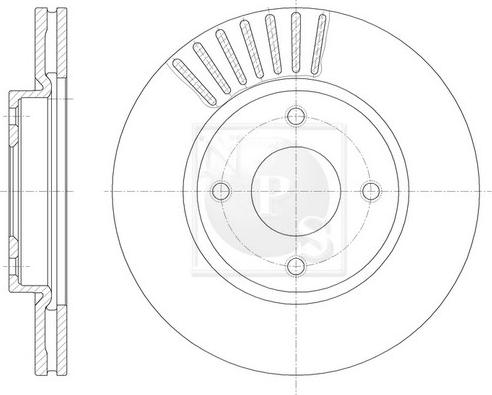 NPS N330N99 - Bremžu diski ps1.lv