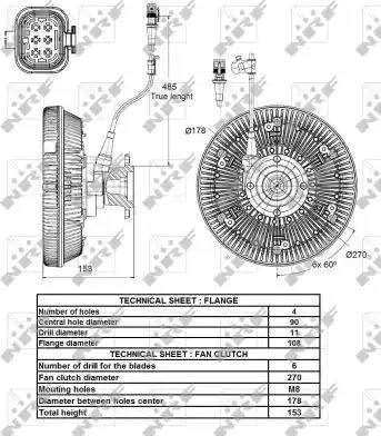 NRF 49131 - Sajūgs, Radiatora ventilators ps1.lv