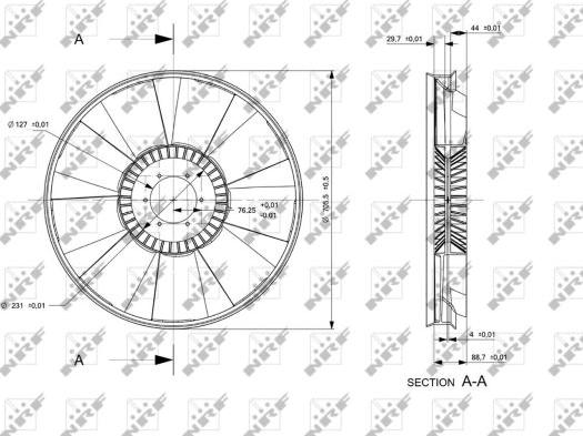 NRF 49826 - Ventilatora darba rats, Motora dzesēšanas sistēma ps1.lv