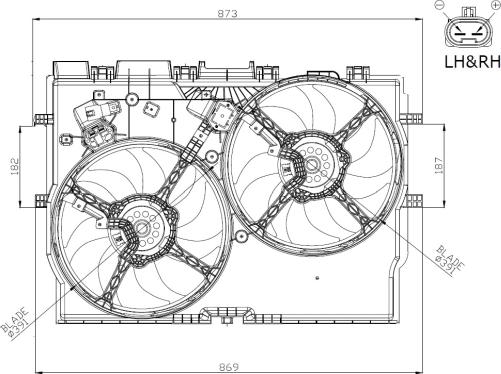 NRF 47945 - Ventilators, Motora dzesēšanas sistēma ps1.lv