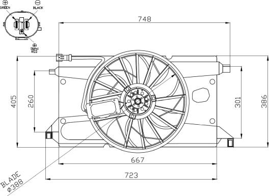 NRF 47961 - Ventilators, Motora dzesēšanas sistēma ps1.lv