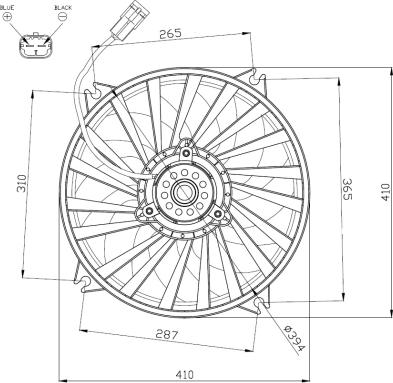 NRF 47962 - Ventilators, Motora dzesēšanas sistēma ps1.lv