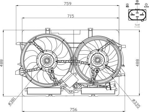 NRF 47938 - Ventilators, Motora dzesēšanas sistēma ps1.lv