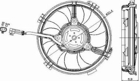 NRF 47405 - Ventilators, Motora dzesēšanas sistēma ps1.lv