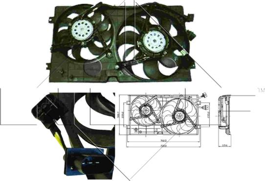 NRF 47403 - Ventilators, Motora dzesēšanas sistēma ps1.lv