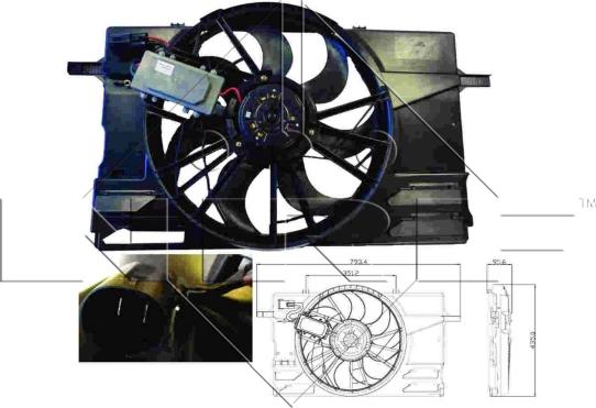 NRF 47412 - Ventilators, Motora dzesēšanas sistēma ps1.lv