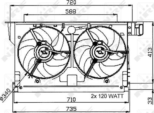 NRF 47051 - Ventilators, Motora dzesēšanas sistēma ps1.lv