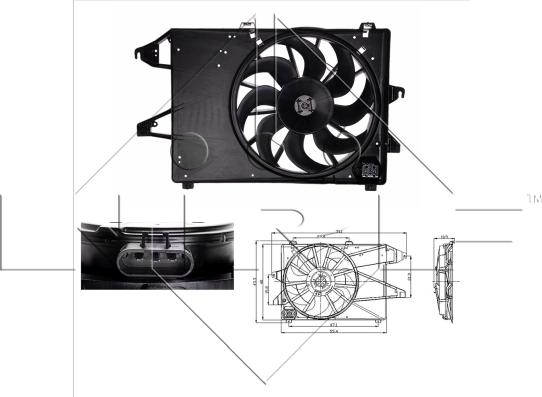 NRF 47004 - Ventilators, Motora dzesēšanas sistēma ps1.lv