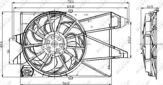 NRF 47005 - Ventilators, Motora dzesēšanas sistēma ps1.lv