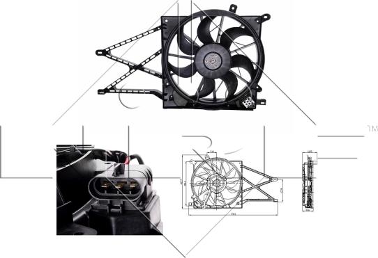 NRF 47015 - Ventilators, Motora dzesēšanas sistēma ps1.lv