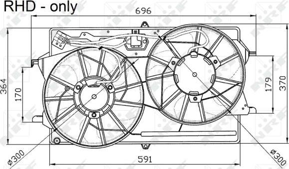 NRF 47033 - Ventilators, Motora dzesēšanas sistēma ps1.lv